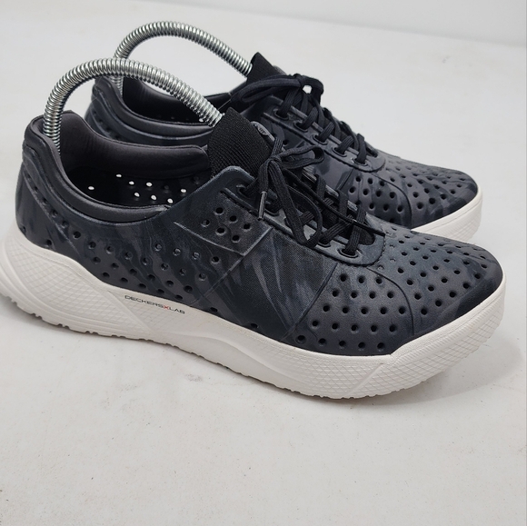 Deckers X Lab X-SCAPE Baja Black White Land Water Sneakers M9.5 W11 - Picture 5 of 8